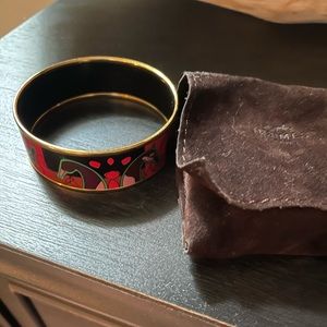 Hermes enamel bracelet